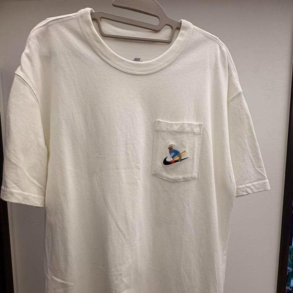 Short-sleeved shirt, white   M